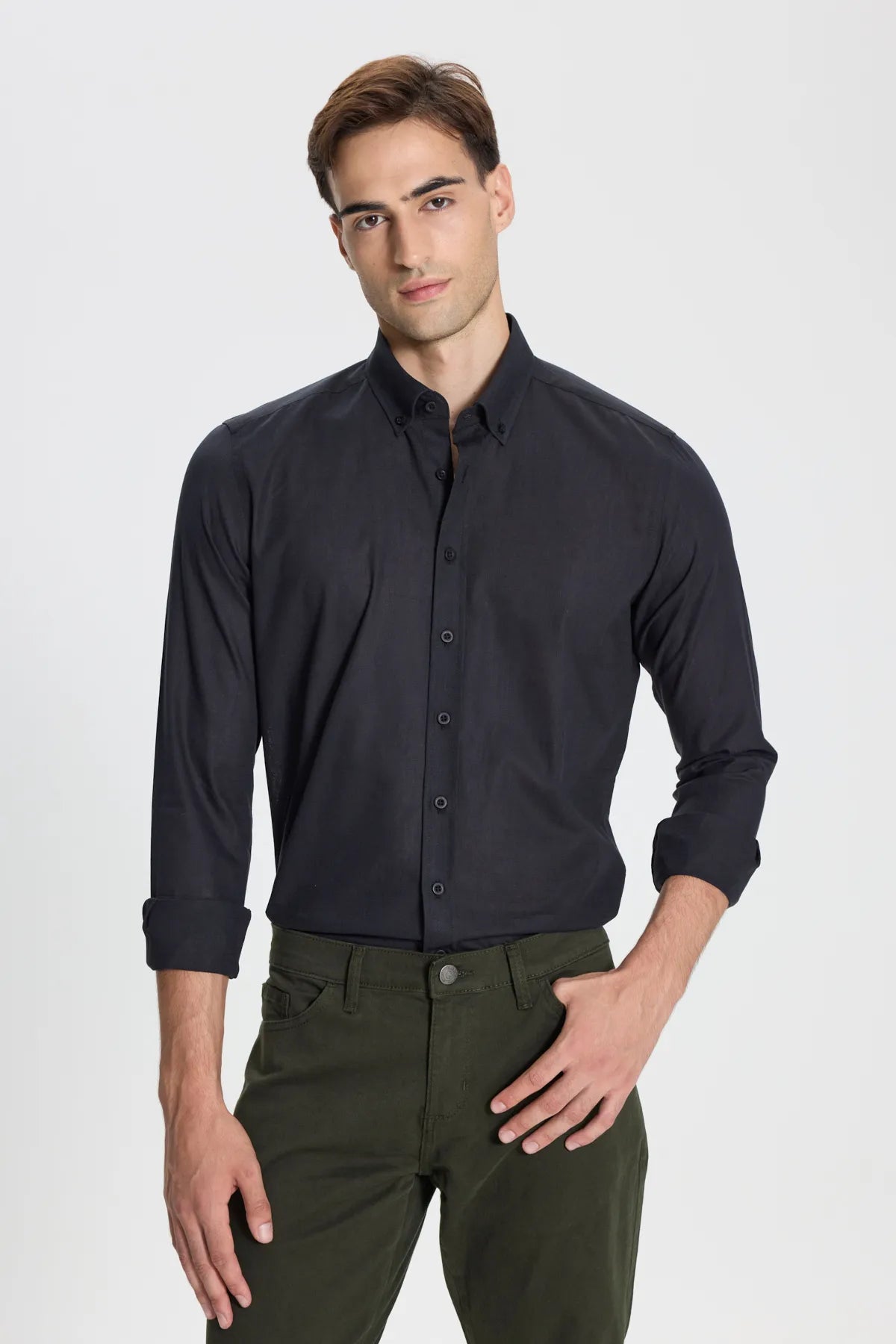 Oxford Élégance Cotton Slim Fit Shirt