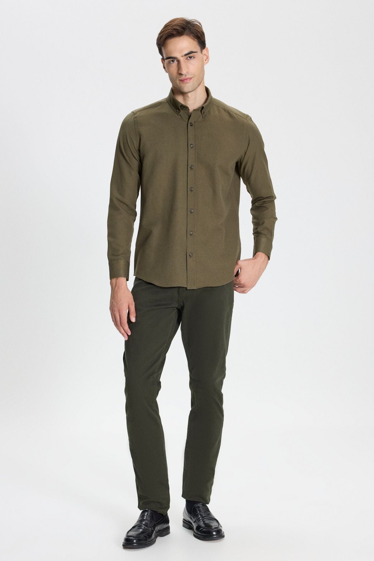 Oxford Élégance Cotton Slim Fit Shirt